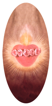 Heart Rose Copper